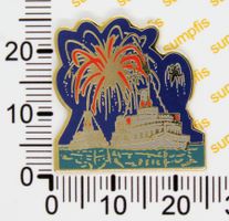 Pin Schiffe auf dem Vierwaldstädtersee mit Feuerwerk