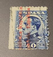Spanien 1931 dezentriert briefmarke