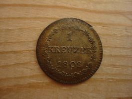(S1) Thurgau 1 Kreuzer 1808 UNZ-