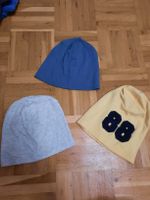Mützen 100% Baumwolle für 1-2 jährige (3 Stück)