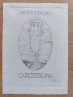 Exlibris Johann Vincent Cissarz - Original Radierung