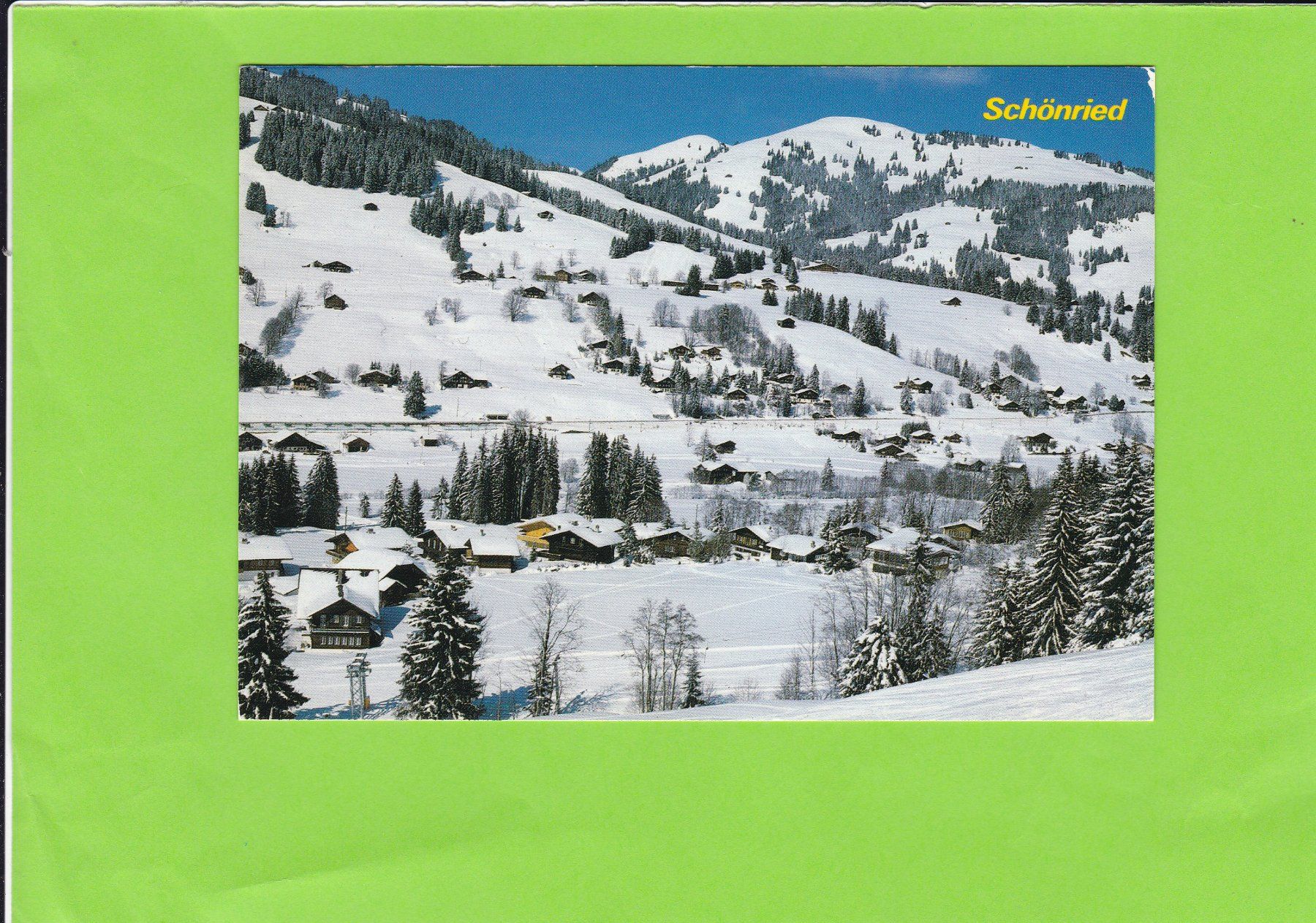 Cartoline postali: Schönried – Usato da St. Peterzell venduto da neckertal