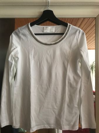 T-shirt blanc FABIANA FILIPPI, taille XS, coton
