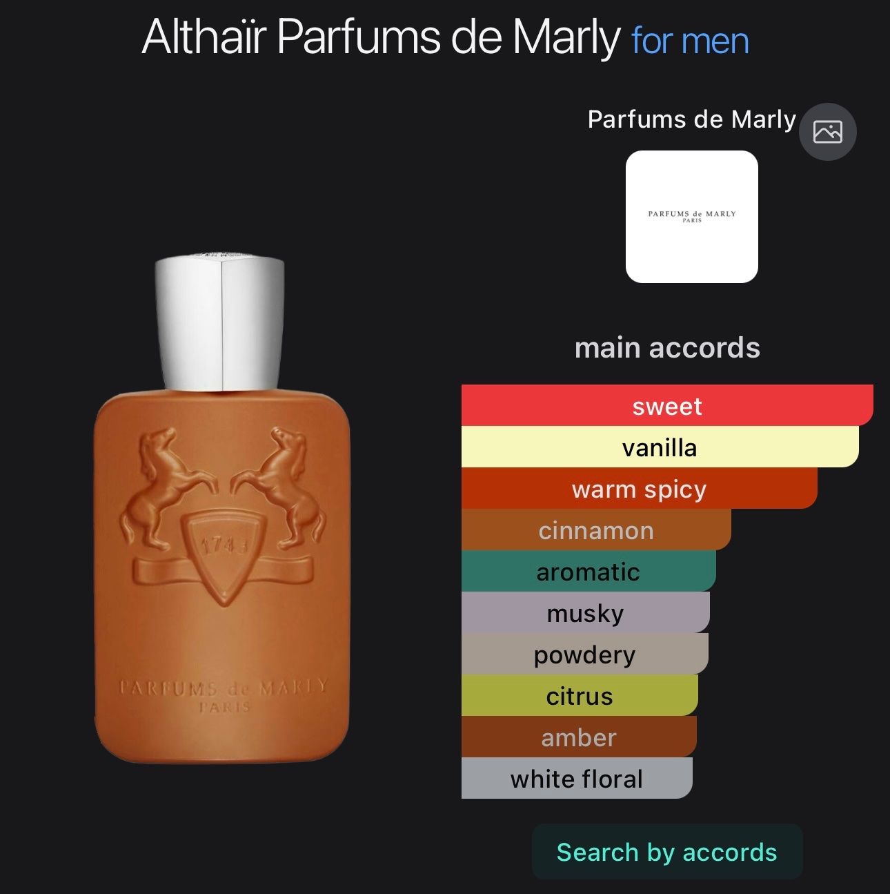 Profumi & Eau de Toilette: Parfums de Marly Althäir - 125 ml EdP - 90 % full – Usato da Salmsach venduto da bubu61 4