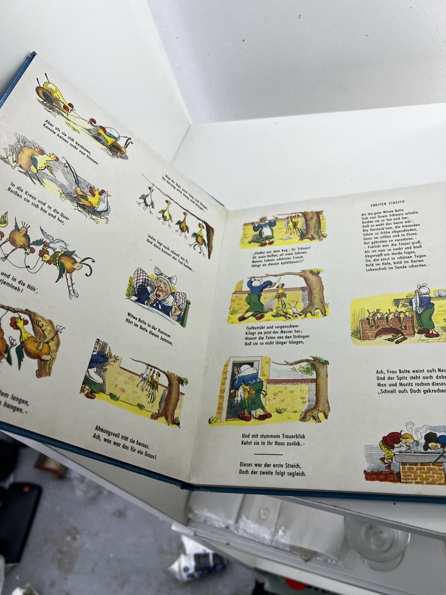 Libri: Max und Moritz Bilderbuch Wilhelm Busch – Usato da Wettingen venduto da NickInc 1
