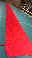 25 Meter Stoffbahn, 140cm Breit in Rot, glanz/matt