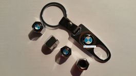 Ventilkappen Chrom mit BMW Logo