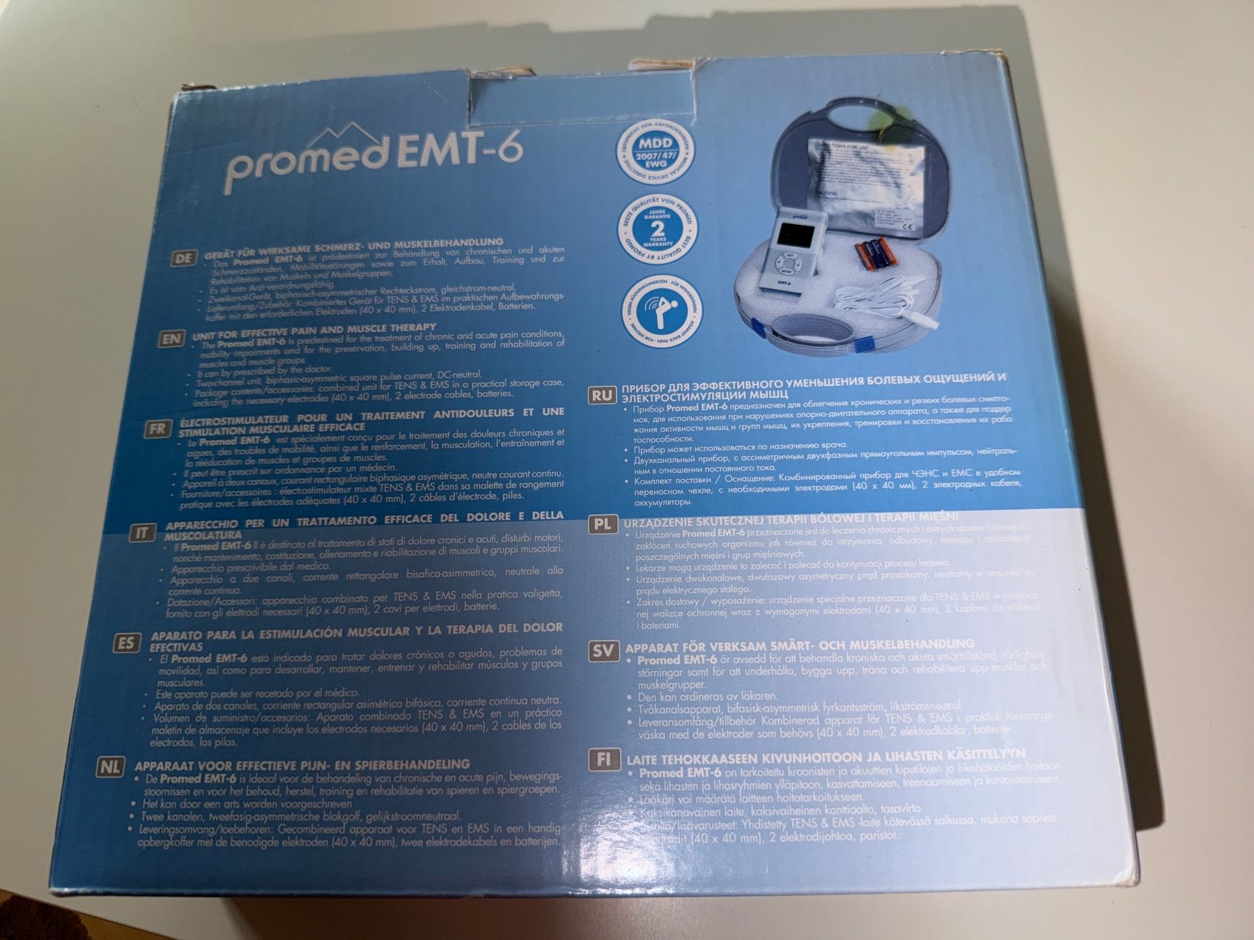 Attrezzature mediche: Promed EMT-6 TENS/ EMS – Nuovo (secondo la descrizione) da Aarau venduto da KorgPA 3