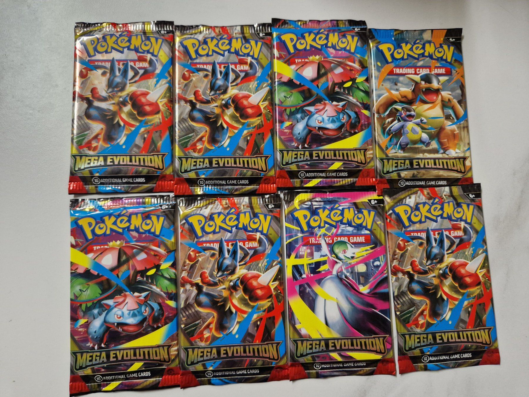 Pokémon Cartes à collectionner: 8x Pokémon Mega Evolution – Booster EN – Neuf avec emballage d'origine à Kallnach par yinginho