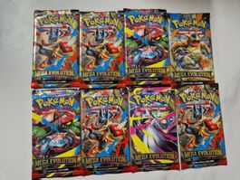 8x Pokémon Mega Evolution – Booster EN