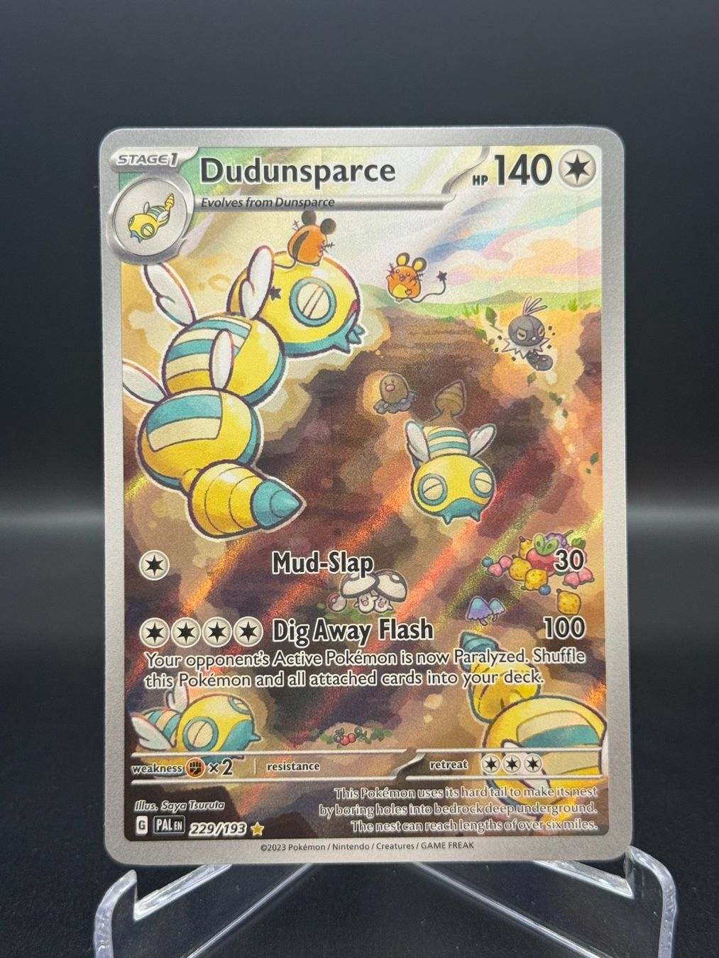 Pokémon Carte collezionabili: Dudunsparce (PAL 229) - Illustration Rare – Usato da Birmensdorf ZH venduto da SnorlaxMail