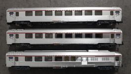 SNCF Mistral69 inox Personenwagen-Set A von LS-Models