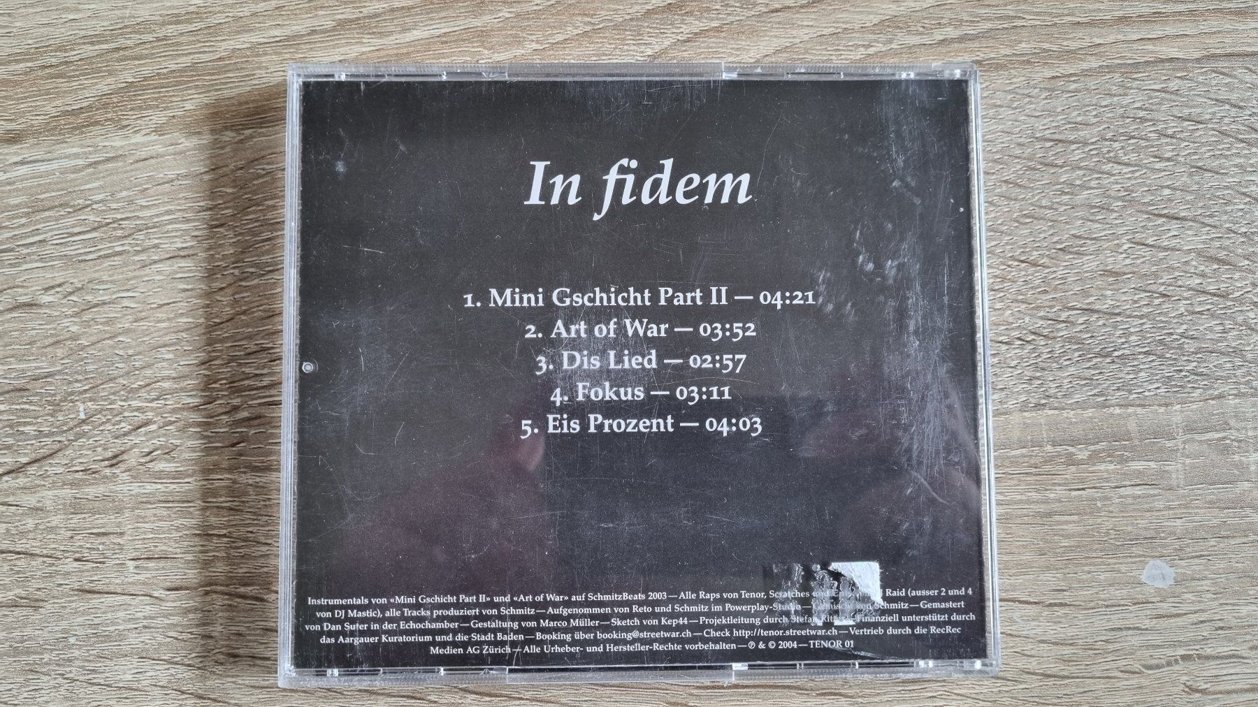 CD: Tenor - In Fidem – Usato da Hagenbuch ZH venduto da lecterr55 2