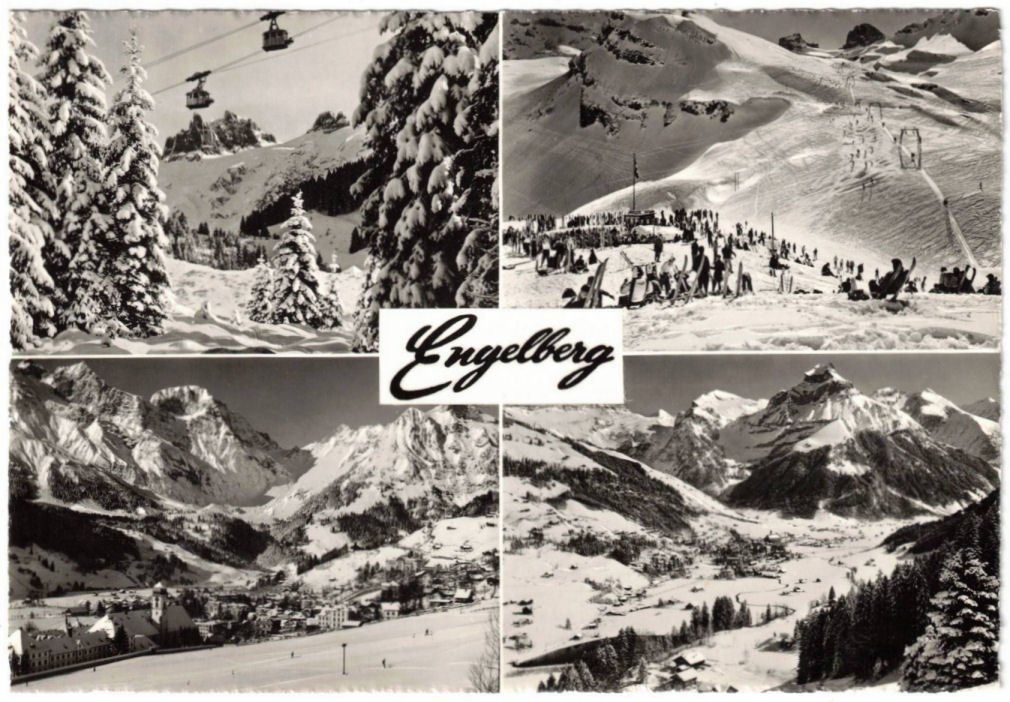 Ansichtskarten: Engelberg - 4 Bild AK – Gebraucht aus Binningen von Mountainrider