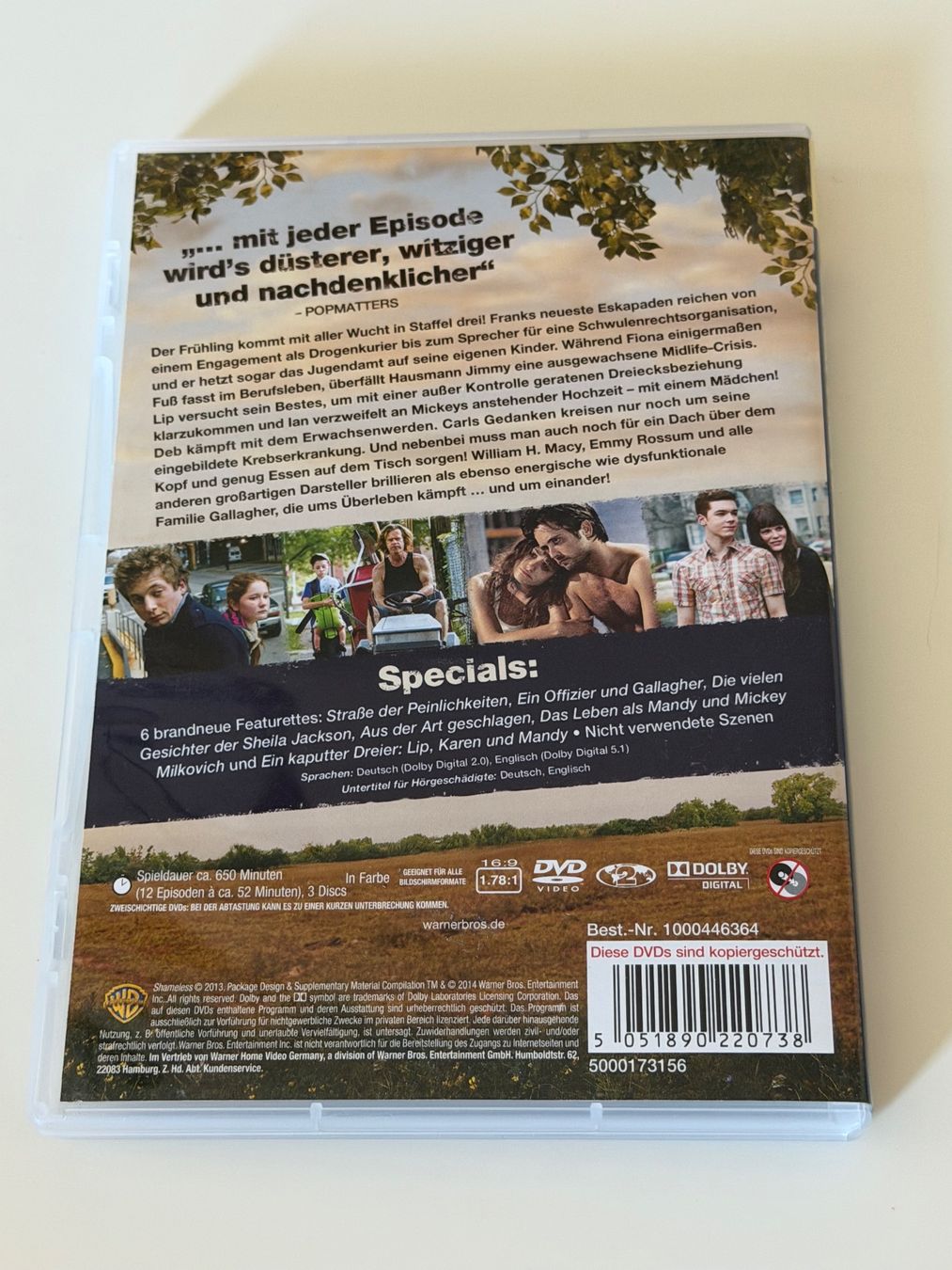 Tutti i DVDs: Shameless - Die komplette 3. Staffel – Usato da Altstätten SG venduto da sheamus 1