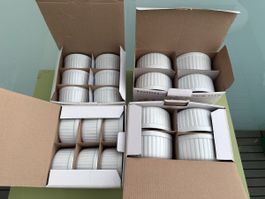 Grand pot de ramequins en céramique 