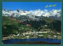 St. Moritz, 1978, gelaufen. Grossformat
