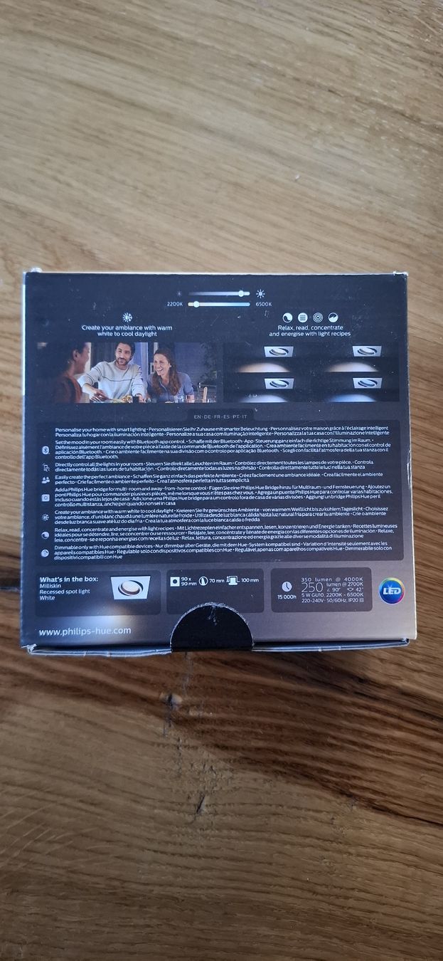 Philips Lampadari & plafoniere: Philips Hue Millskin Einbauspot neu – Nuovo e nell'imballaggio originale da Guntershausen venduto da Jtattoo 2