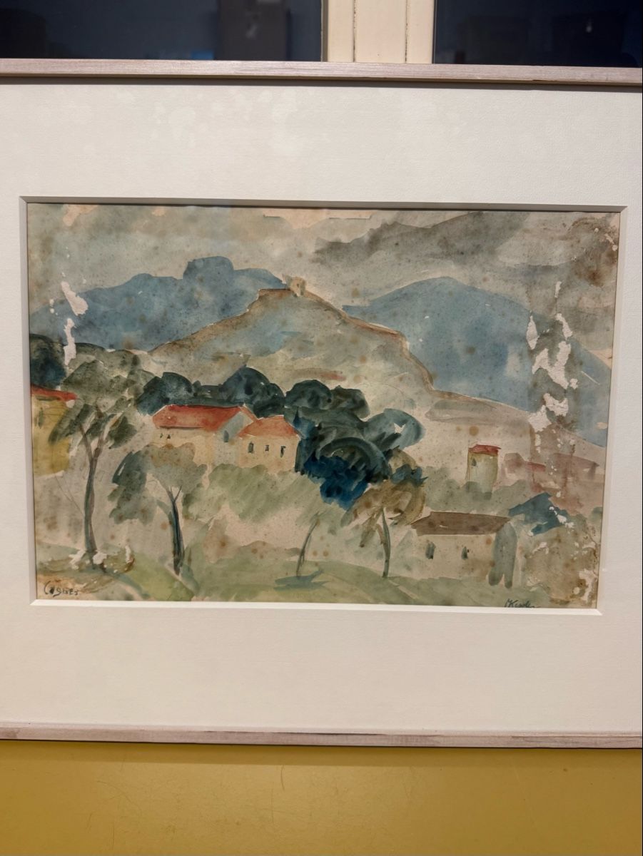 Gemälde: Aquarell Hand signiert Bild  – Gebraucht aus Schlieren von Freundlich02 2