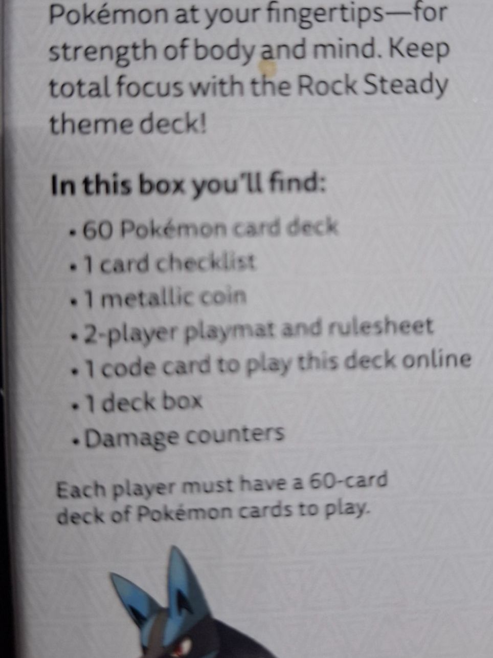 Pokémon Carte collezionabili: POKEMON ROCK STEADY THEME DECK SUN&MOON - 60 Karten....... – Nuovo e nell'imballaggio originale da Schlieren venduto da Alena020_0 2