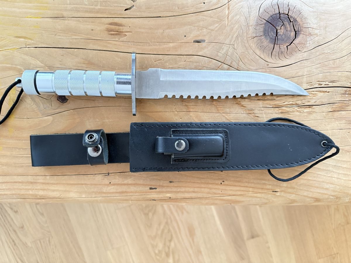 Accessori: Messer Linder 440 Kampfmesser Jagdmesser – Usato da Goldach venduto da Messerguru 1