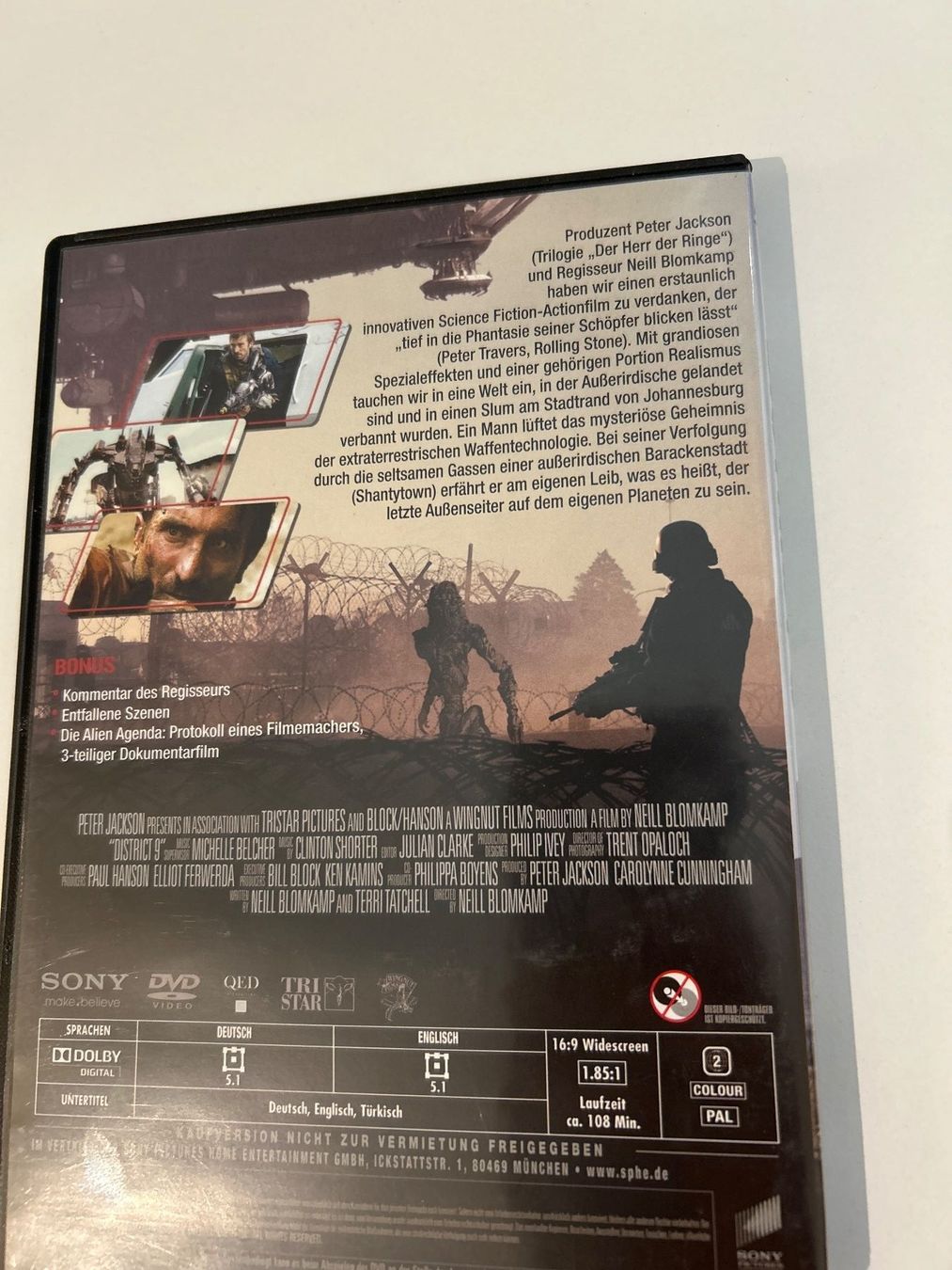 Alle DVDs: DVD District 9 – Gebraucht aus Guntershausen von Gloominati 1