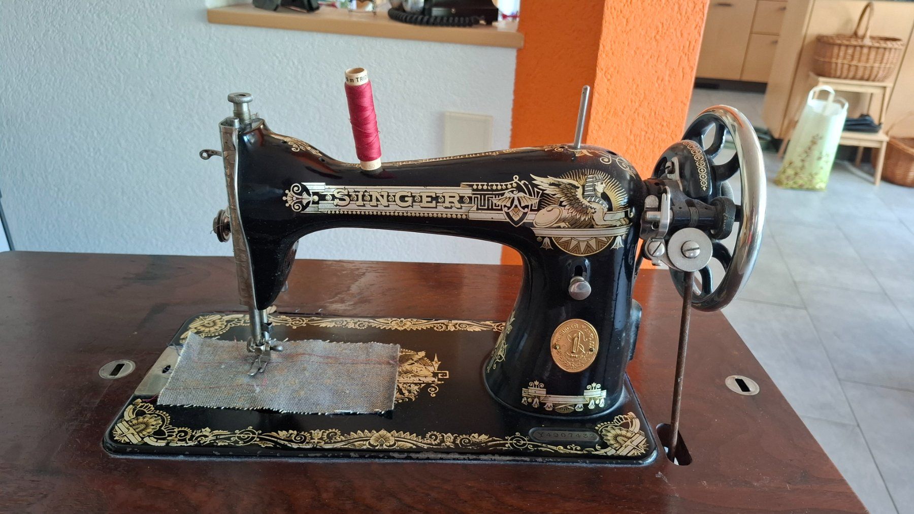 Singer Macchine da cucire: Singer Nähmaschine 1923 – Usato da Brünisried venduto da san_74_bu 1