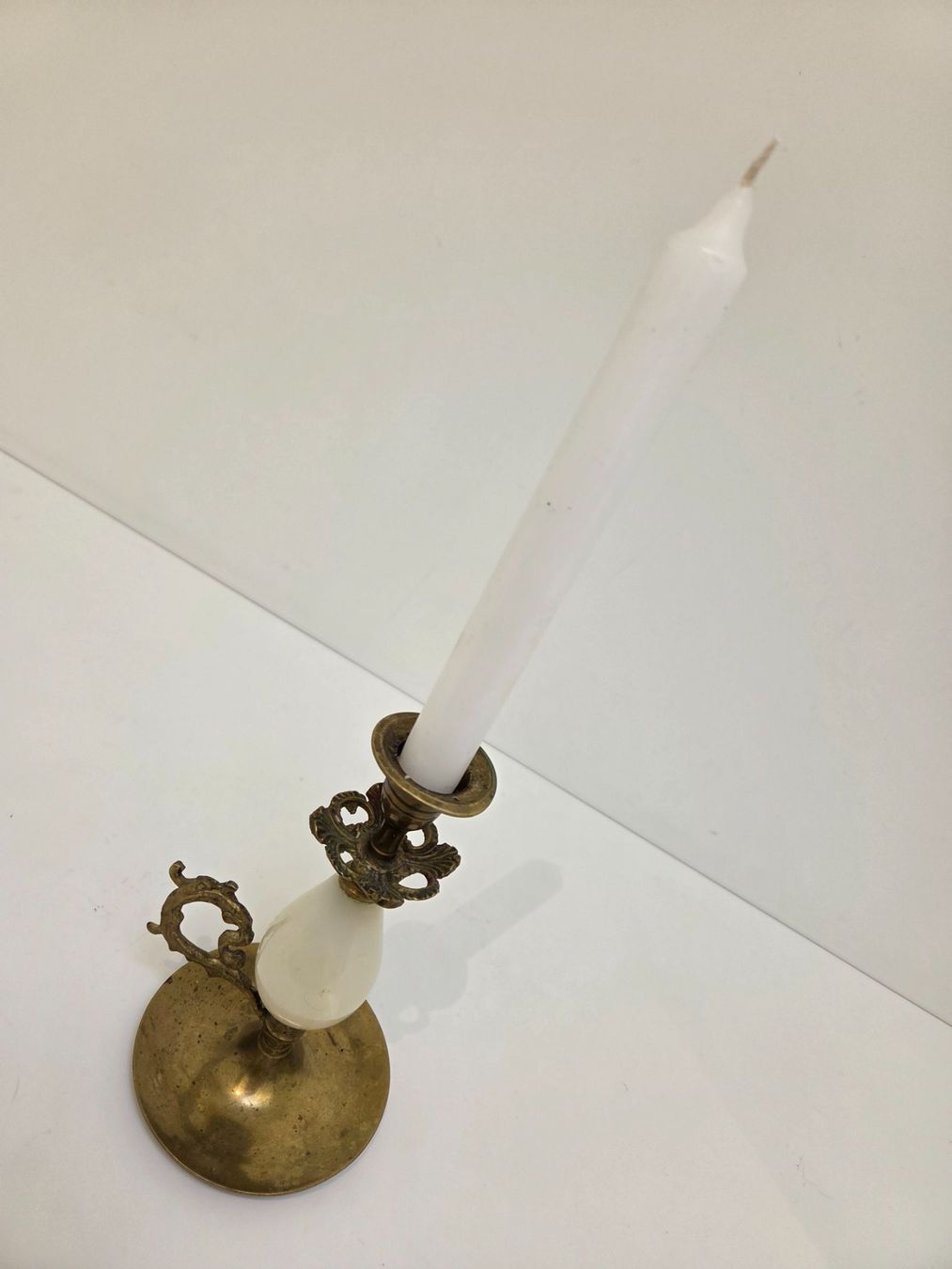 Portacandele: Vintage Edle Kerzenständer, Messing/Marmor – Usato da Gersau venduto da pd-design-and-art 3