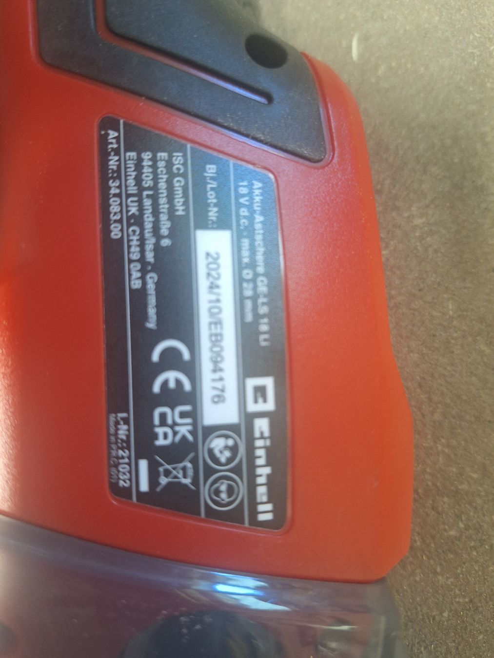 Einhell Tous les outils: sécateur électrique einhell  – Neuf (Voir description) à Ferlens VD par LeFred25 2