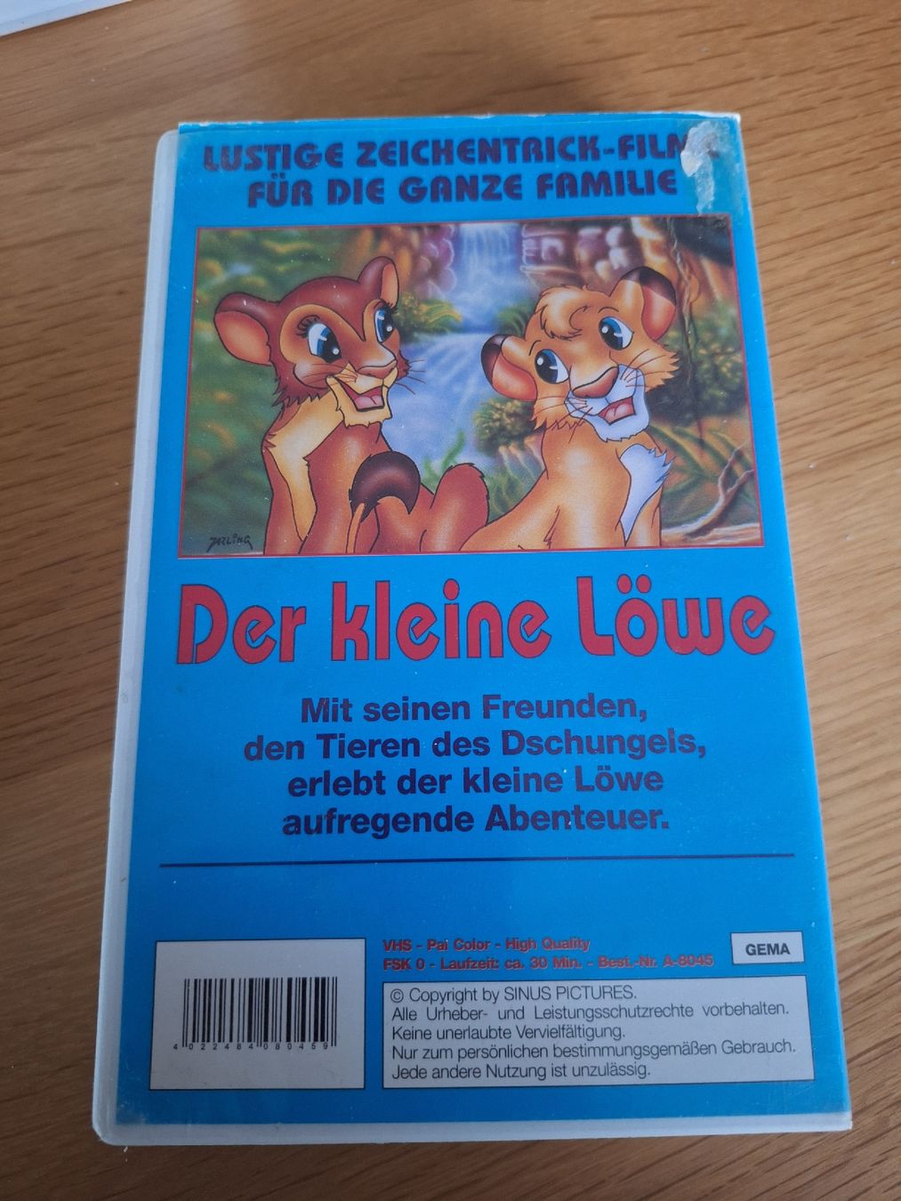 Tutti i VHS: VHS Der kleine Löwe – Usato da Wanzwil venduto da chlinih93 1