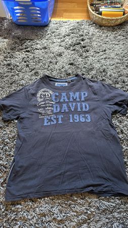 Camp David T-Shirt dunkelblau Grösse L