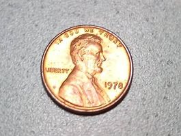 USA Münze one cent 1978
