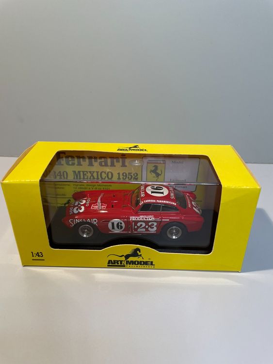 Art-Model ART084 Ferrari - 340 Mexico Ch.0222 Vignale Coupe N 4 Carrera