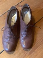 Halbschuhe plateau 30er Jahre stil,  leder gr 40!!!!