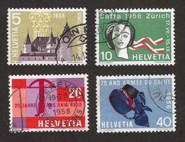 1958 Z 334-337 Gebraucht