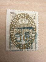 Briefmarke Tessin LTT 10 Rappen 1879 guter Zustand