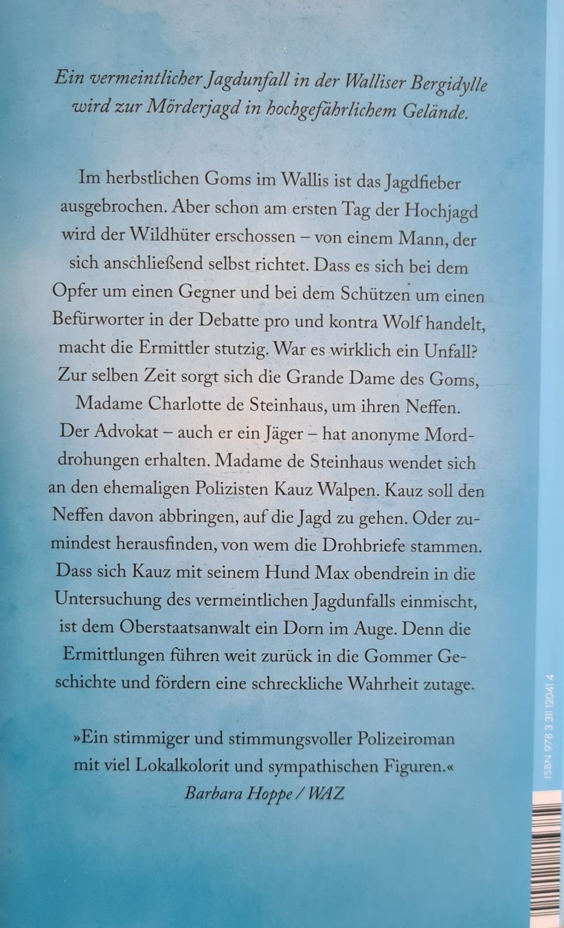 Libri: Buch Kaspar Wolfensberger "Gommer Herbst" – Usato da Islikon venduto da EFH651 1