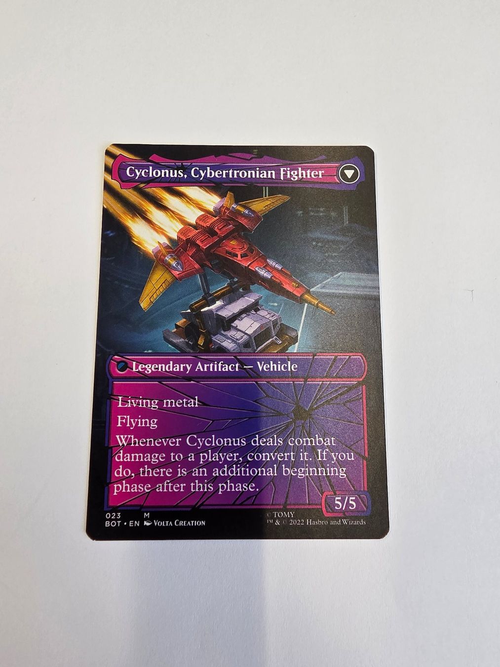 Magic The Gathering Carte collezionabili: MTG -Universes Beyond: Transformers (BOT)- Karte: Cyclonus – Nuovo (secondo la descrizione) da Mörigen venduto da Gadgeteer 3
