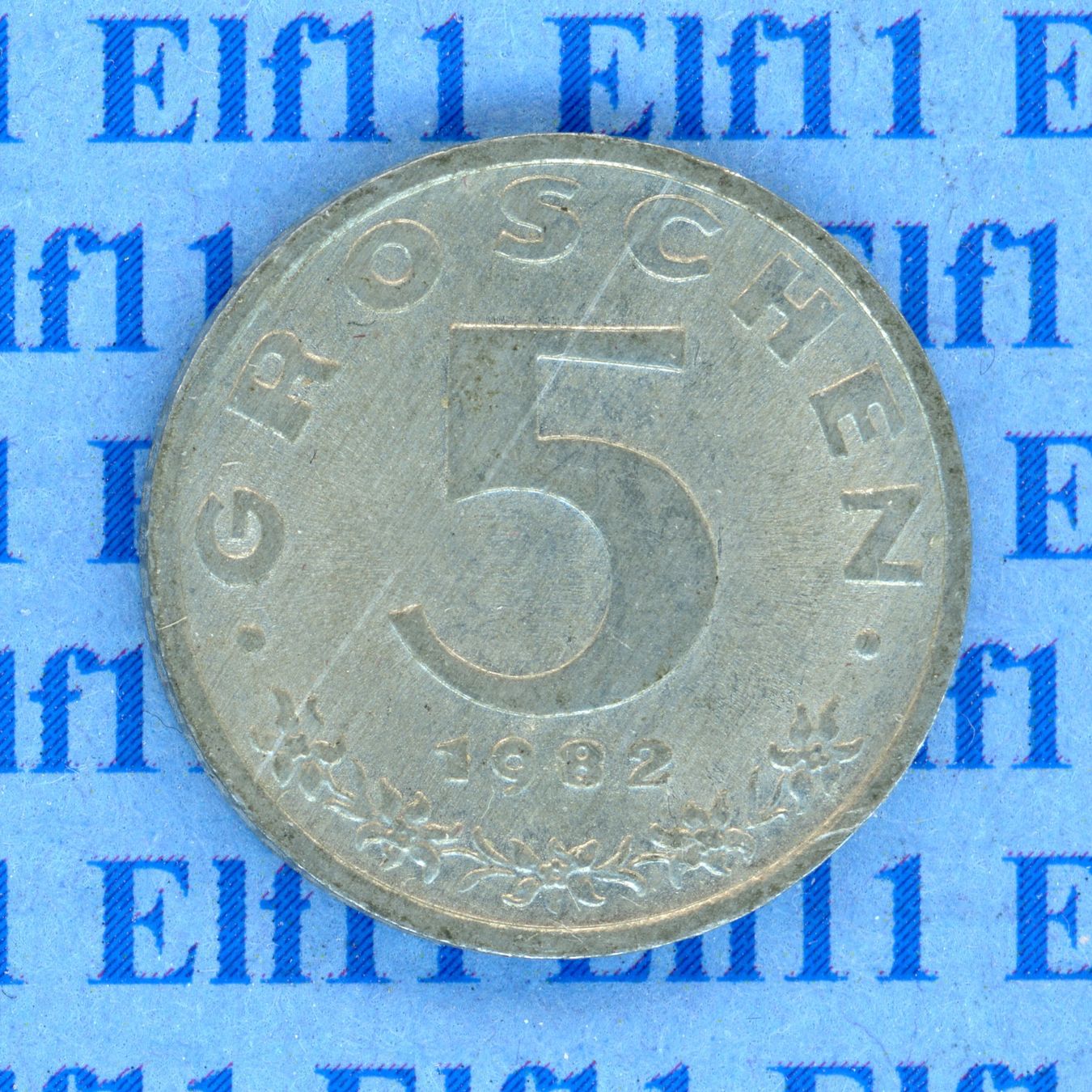 Tutti le monete: ATS___0.05 1982 vz 5 Groschen – Usato da Widnau venduto da Elf11