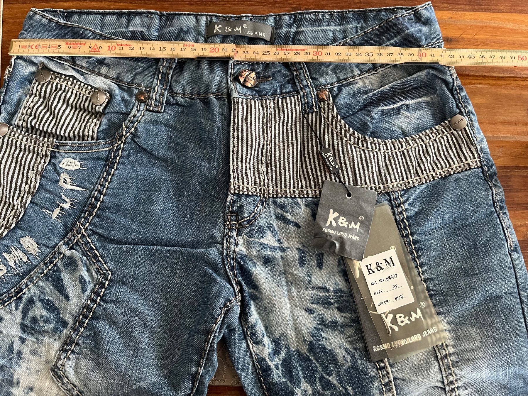 Jeans: Kosmo Lupo Jeans, Gr. 32, Used Look – Nuovo (secondo la descrizione) da Gurbrü venduto da Simiramis 4