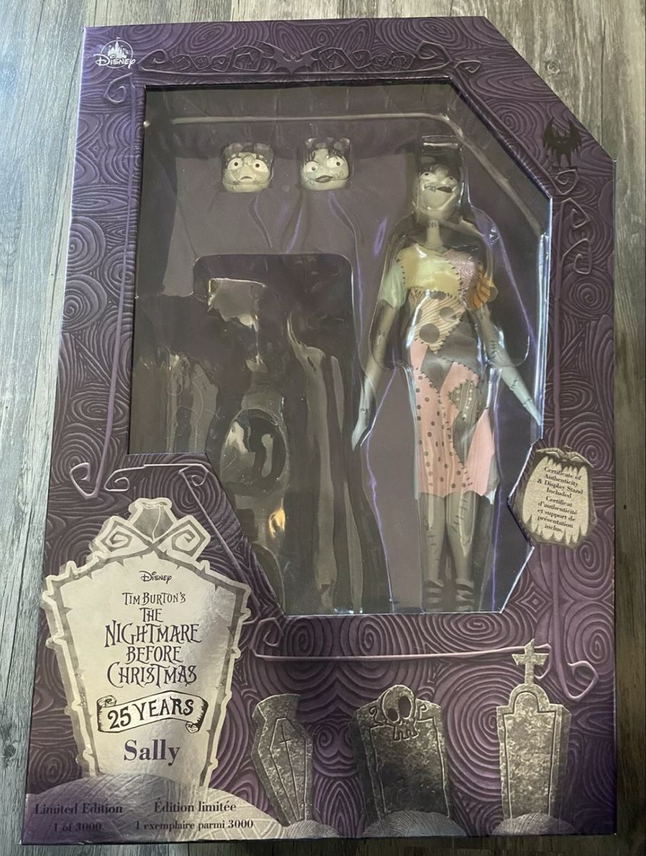Disney Bambole: Nightmare Before Christmas Sally Puppe, 25th Anniversary – Nuovo e nell'imballaggio originale da Zürich venduto da tos_mht7 2