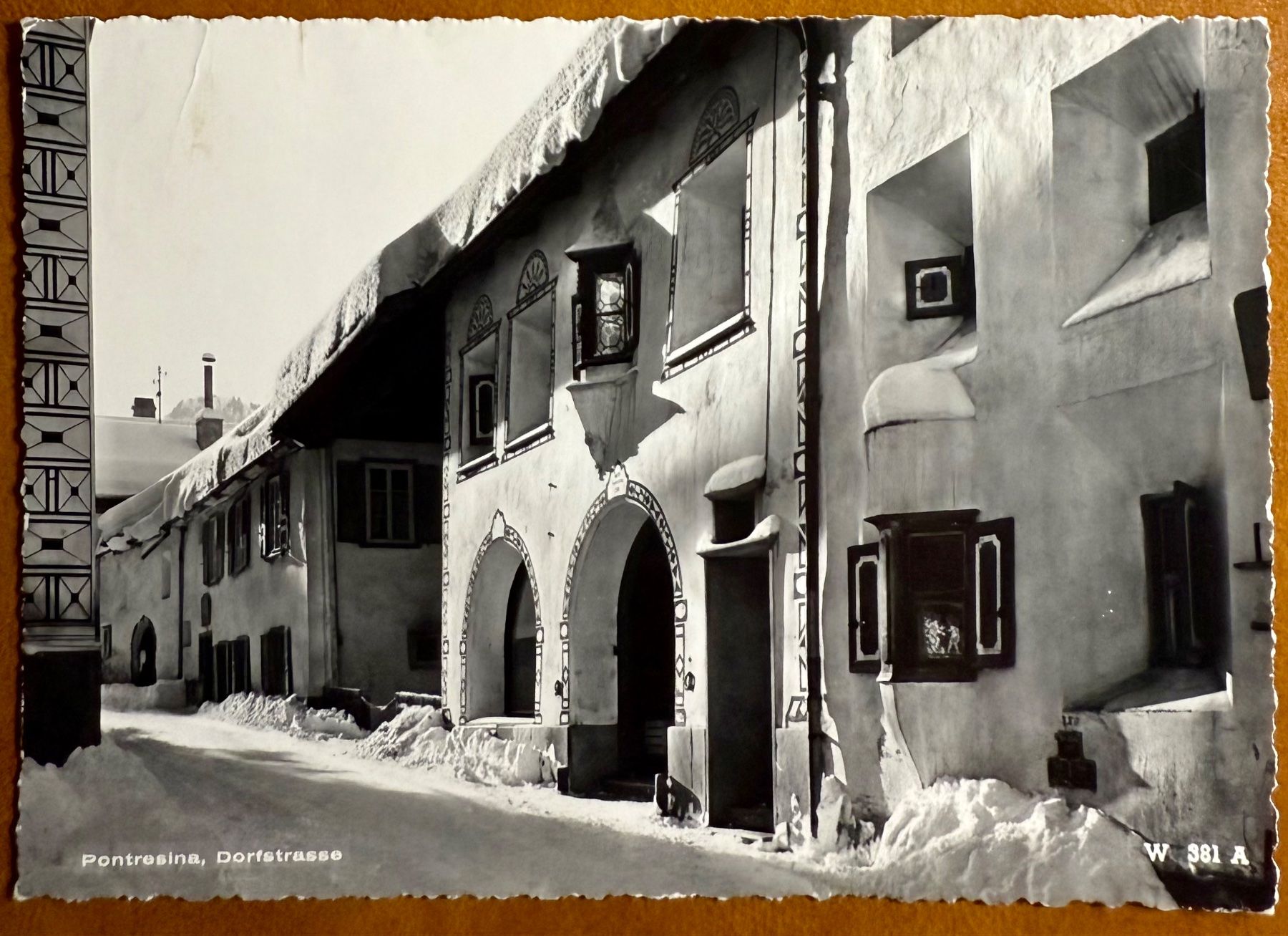 Cartoline postali: Pontresina - Dorfstrasse 1970 – Usato da Lutry venduto da Ediego