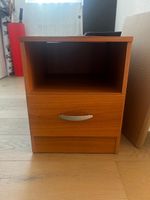 Nachttisch Schublade Fach Holzoptik gut erhalten 40 Zeichen