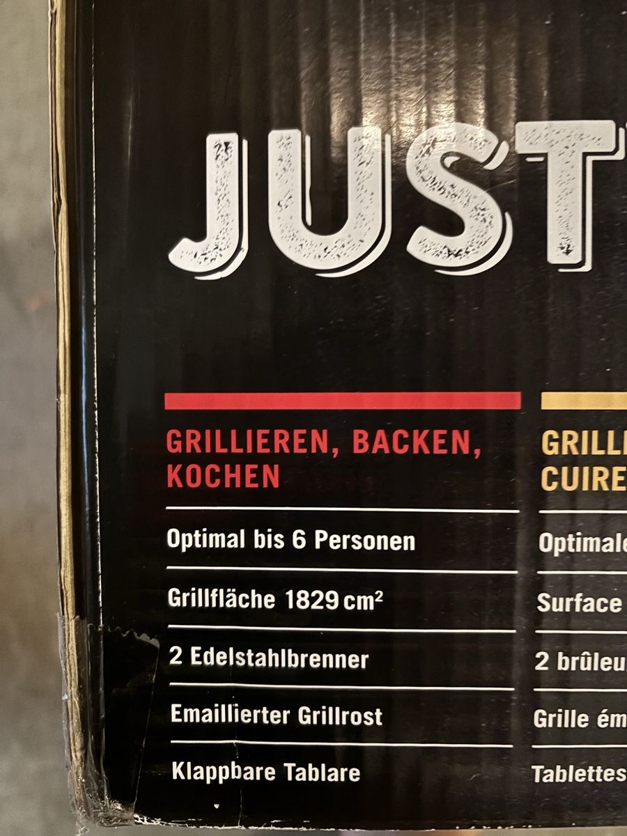 Grills: Gasgrill Justy - Neu - Originalverpackt – Neu und originalverpackt aus Arlesheim von MR_M_B 1