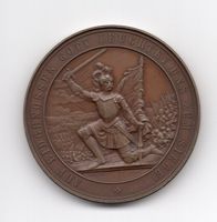 (827) Karl der Kühne, 1476-1876 Ø 46mm top stgl