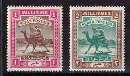 Sudan, Mi 9-10* , KW  1.50