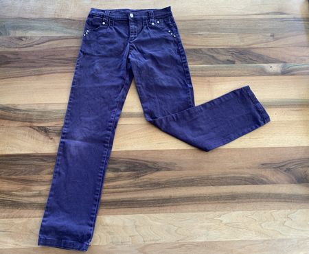 Hose Jeans Grösse 140 lila Texstar Mädchen Coop