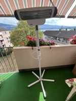 Heizstrahler Reer mit Standfuss weiss
