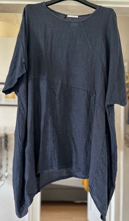 TUNIQUE OVERSIZE EN LIN!! M SOLDES DE FIN DE SAISON