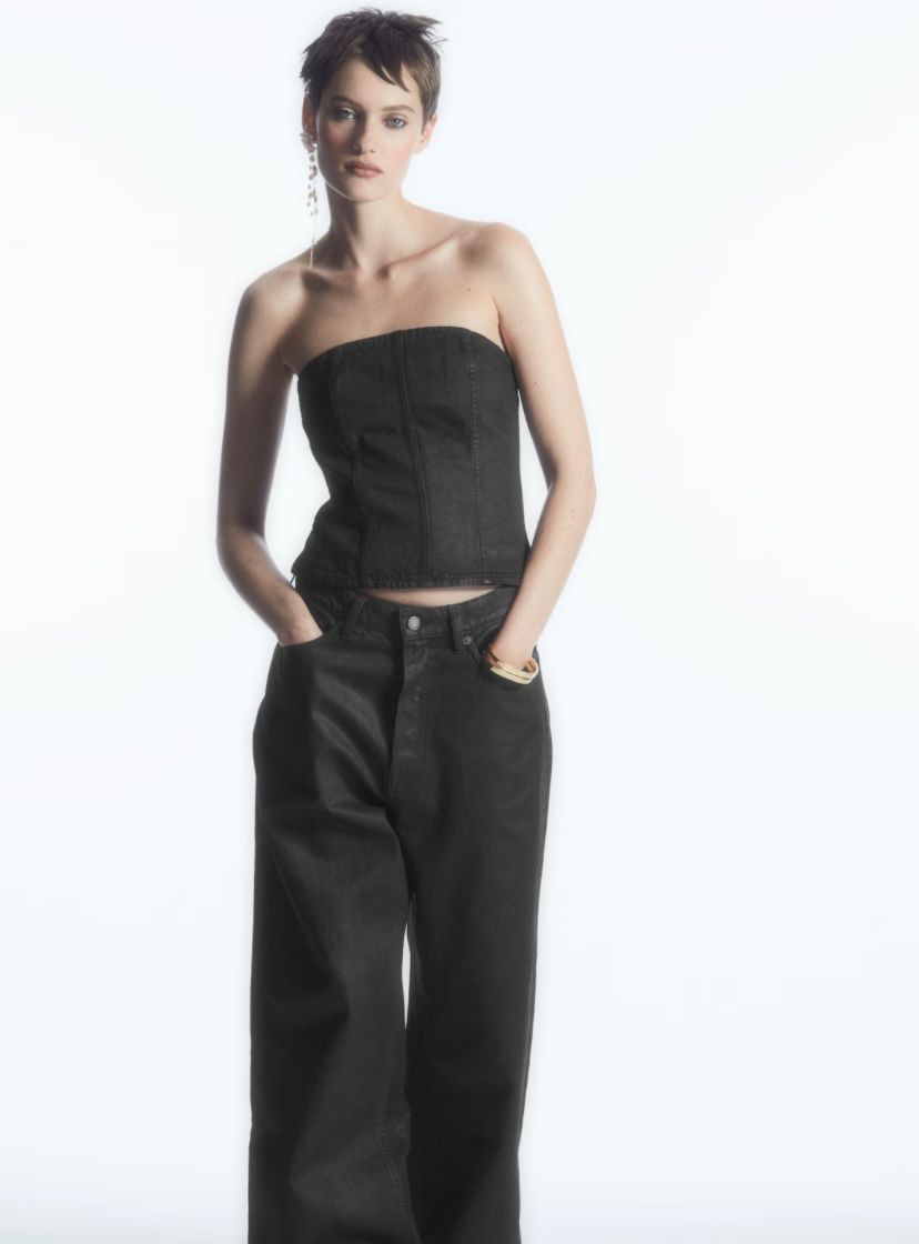 Cos Top: WoW COS Denim Bustier - neuwertig - – Nuovo (secondo la descrizione) da Jona venduto da vanessasupermarket20